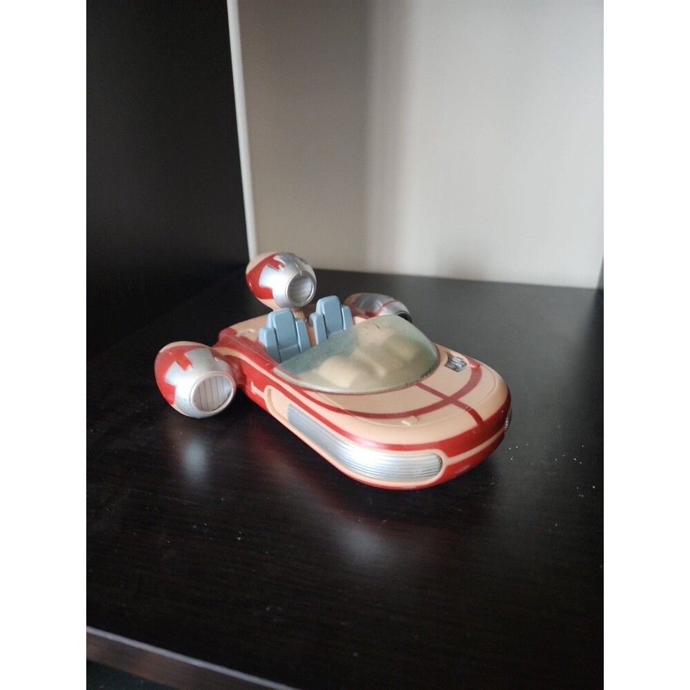 Hasbro Star Wars: Landspeeder pull back toy - 2011 - Works EUC